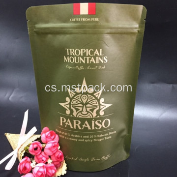 Kraft Paper Printing Coffee Bag s ventilem